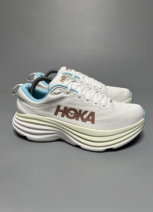 Кросівки для комфортної ходьби бігу тренувань hoka one one bondi 8 оригінал 1127952 ftrs