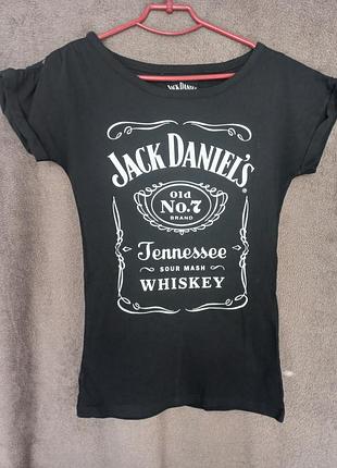 Футболка жіноча. jack daniel's. розмір m. один рукавички на кнопках
