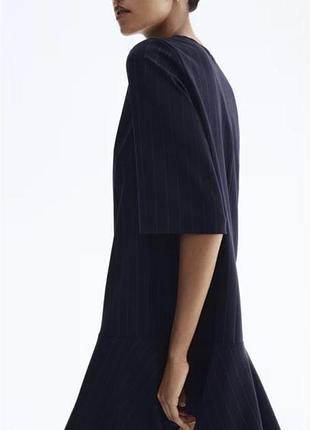 🥰 цупка сукня у смужку h&m l 2
