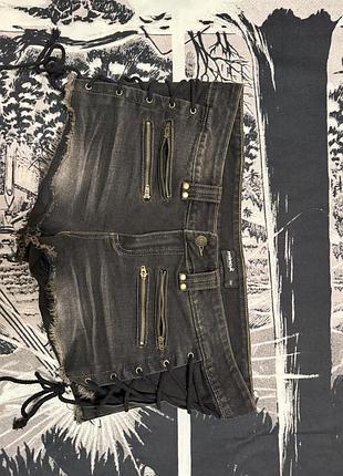 Minga london savage denim hot pants xl