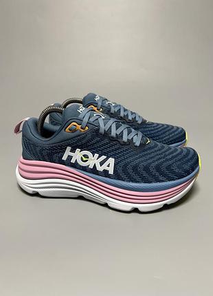 Кросівки на широку стопу для комфортної ходьби бігу тренувань hoka one one gaviota 5 оригінал 1134270 rhd