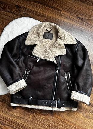 Дублянка zara ❤️ дублянка авіатор