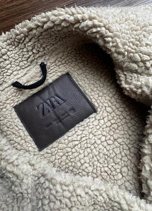 Дублянка zara ❤️ дублянка авіатор 6