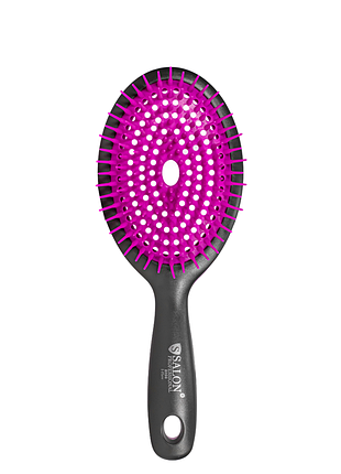 Щетка для волос продувочная salon professional массажная 8h60 фиолетовая daily skin care