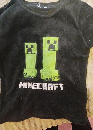Дуже м'який та теплий флісовий світшот minecraft з кріпером для хлопчика