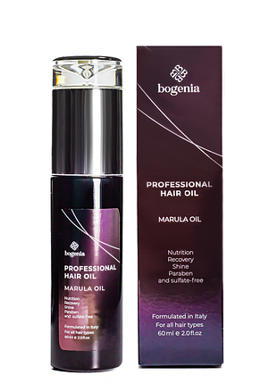 Професійна олія для волосся bogenia marula oil 60 мл bg403(004) daily skin care