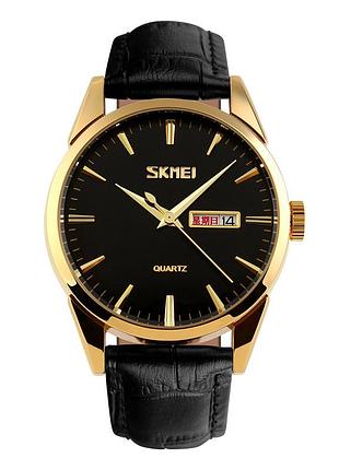 Наручные часы skmei 9073gdbk-b gold-black men