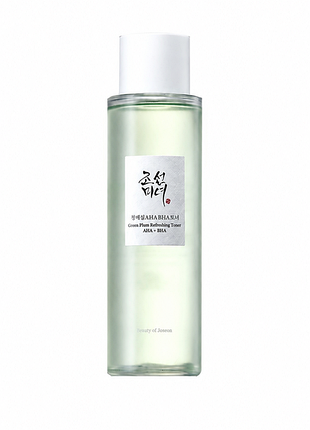 Тонер с кислотами beauty of joseon green plum refreshing toner aha+bha 150 мл