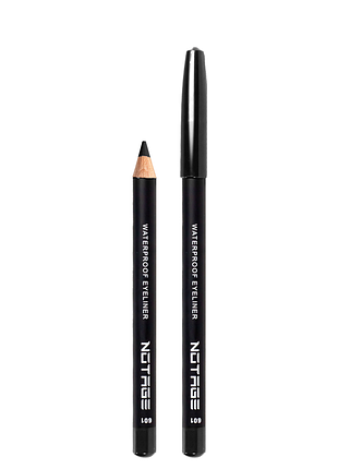 Карандаш для глаз notage waterproof eye liner водостойкий контурный no 601 черный daily skin care
