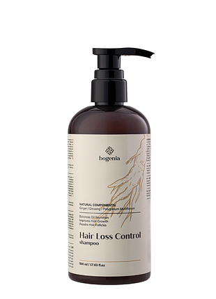 Шампунь против выпадения волос bogenia hair loss control bg415.001, 500 мл daily skin care