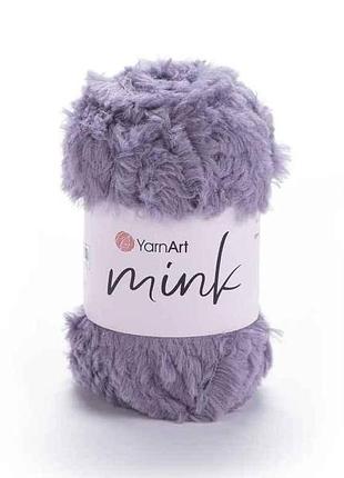 Пряжа mink синій 100% поліамід 75м 50г арт.335 10шт/уп тм yarnart