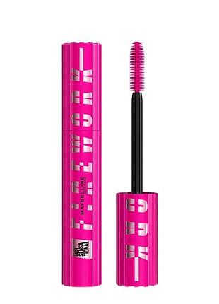 Туш для вій maybelline lash sensational firework чорна daily skin care