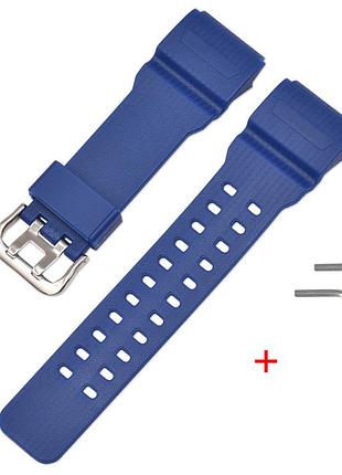 Ремешок для casio g-shock gg-1000/gwg-100/gsg-100 dark blue si, ремінці для годинників