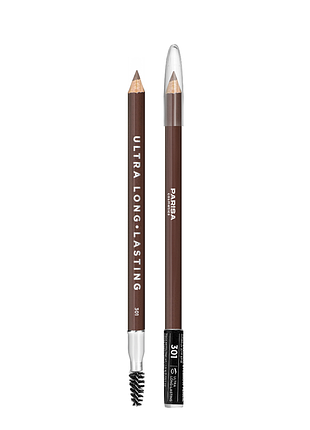 Карандаш для бровей parisa cosmetics eyebrow pencil no 301 темно-коричневый daily skin care