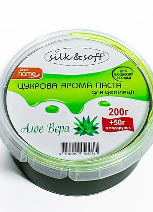 Паста для шугарингу бандажна silk & soft 250 г № 01 daily skin care