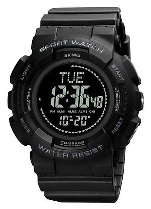 Наручные часы skmei 2077bk black+compass
