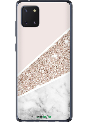Чехол на samsung galaxy note 10 lite пастельный мрамор "4342u-1872-8094"