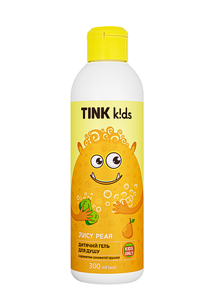Гель для душа для детей от 3 лет tink kids juicy pear 300 мл daily skin care