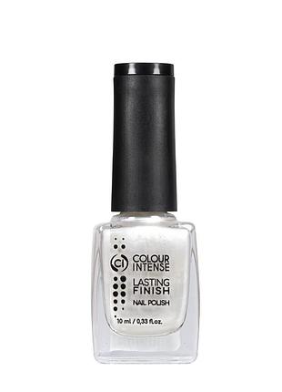 Лак для ногтей colour intense 10 мл np-303 no 048 перламутровый белый daily skin care