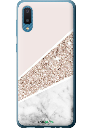 Чехол на samsung galaxy a02 a022g пастельный мрамор "4342u-2260-8094", чехол для телефона