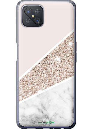 Чохол на oppo reno 4 z пастельний мармур "4342u-2278-8094"