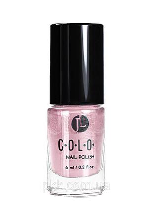 Лак для нігтів jovial luxe color 6 мл № 034 хамелеон ніжно-рожевий