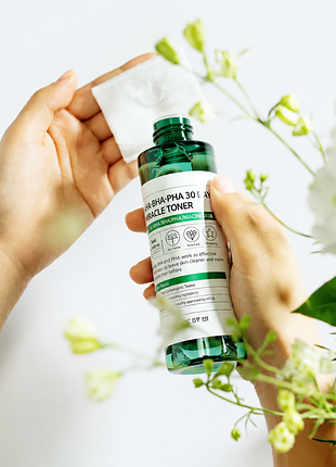 Кислотний очисний тонер для проблемної шкіри some by mi aha bha pha 30 days miracle toner 150 мл