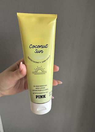 Новий зволожуючий лосьйон для тіла victoria’s secret pink coconut sun (236 мл)