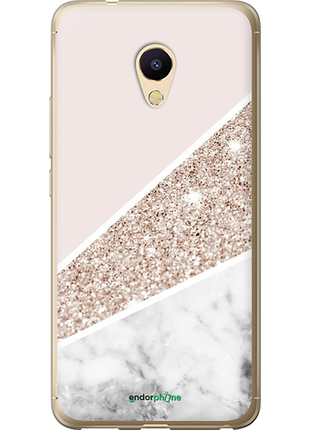 Чехол на meizu m5s пастельный мрамор "4342u-776-8094", чехол для телефона