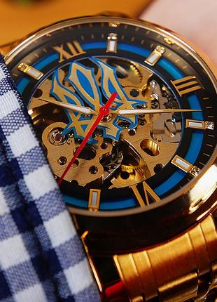 Наручные часы awarder 025 sharp gold blue. 2
