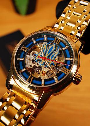 Наручные часы awarder 025 sharp gold blue. 3