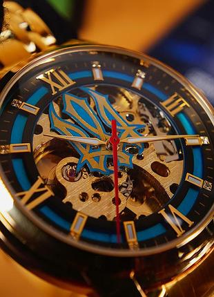 Наручные часы awarder 025 sharp gold blue. 5