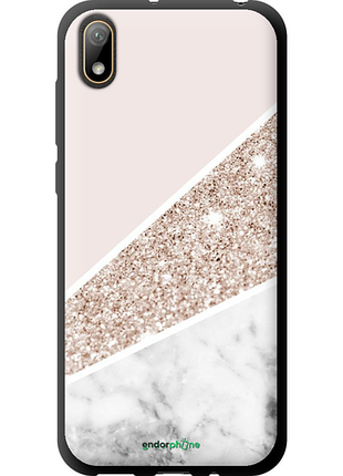 Чехол на huawei y5 2019 пастельный мрамор "4342b-1695-8094", чехол для телефона