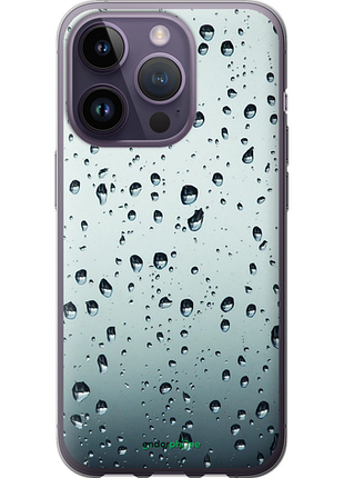 Чехол на iphone 14 pro стекло в каплях "848u-2646-8094"