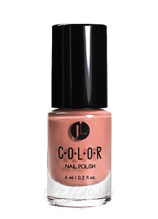 Лак для нігтів jovial luxe color 6 мл № 012 матовий глянець нюдово-рожевий