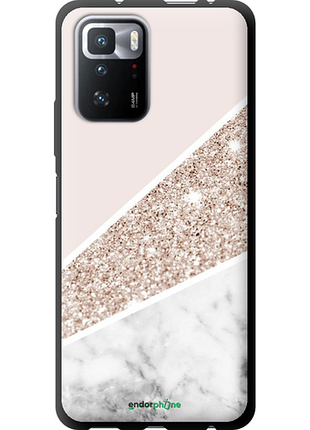 Чехол на xiaomi redmi note 10 pro 5g пастельный мрамор "4342b-3333-8094", чехол для телефона