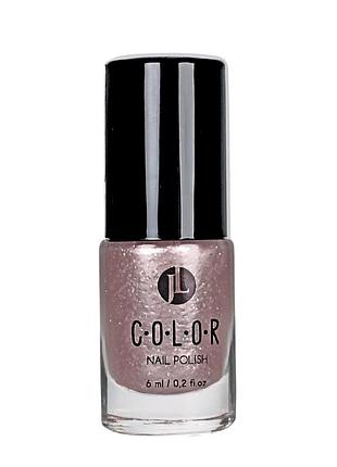 Лак для ногтей jovial luxe color глянцевый 6 мл, 085 шимерный розово-коричневый