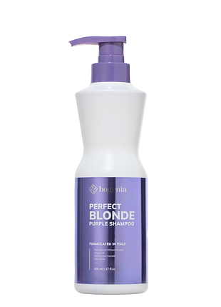 Шампунь для волос антижелтый bogenia perfect blonde 500 мл (bg418 (001)) daily skin care