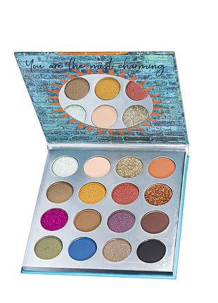 Палетка тіней для повік dodo girl supreme seduction 16 кольорів (d3198), a daily skin care