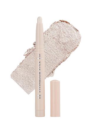 Тіні-олівець для повік перламутрові bogenia long lasting eyeshadow stick bg912, 001 кремові daily skin care