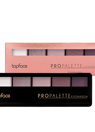 Палітра тіней для повік 5 кольорів тopface pro palette, № 05