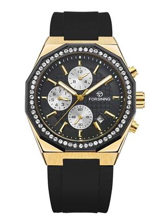 Наручные часы forsining 8314 black-gold