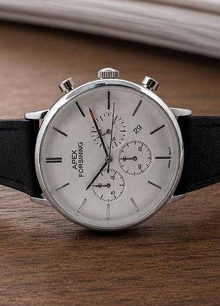Наручные часы forsining 8312 black-silver-white 4