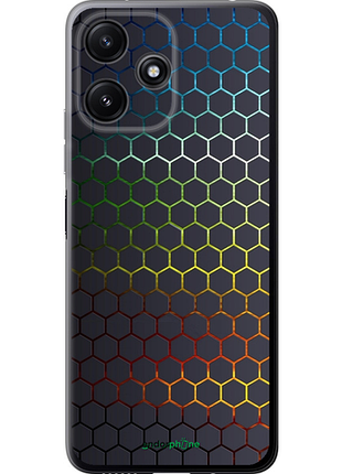 Чехол на xiaomi redmi 12 5g переливающиеся соты "498u-3194-8094", чехол для телефона