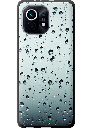 Чехол на xiaomi mi 11 стекло в каплях "848b-2253-8094", чехол для телефона