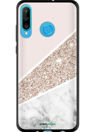 Чехол на huawei p30 lite пастельный мрамор "4342b-1651-8094", чехол для телефона
