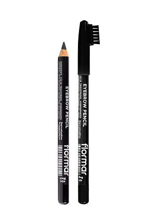 Карандаш для бровей flormar eyebrow pencil, no 404 черный daily skin care