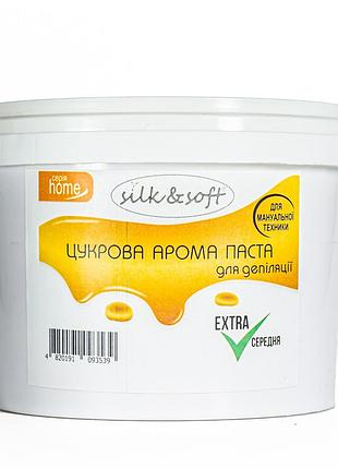 Паста для шугаринга мануальная silk & soft 500 г no 01 экстра