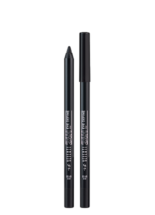 Карандаш для глаз neverti 24h eye define (np100), 001 black черный daily skin care