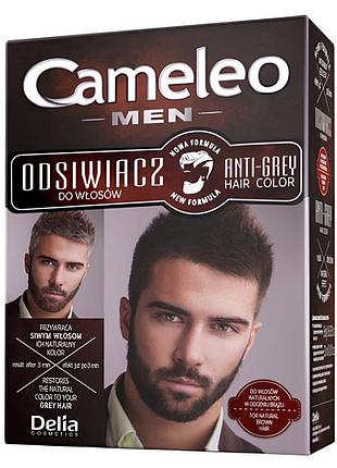 Краска для бороды и волос delia cameleo men шатен 2×8 + 30 мл
